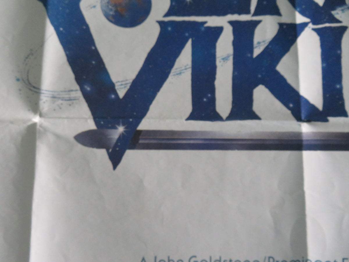 Erik the Viking UK Quad Poster Folded Tim Robbins Mickey Rooney Eartha Kitt 1989