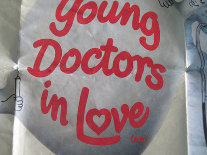 Young Doctors in Love UK Quad Poster Folded Michael McKean Sean Young 1982