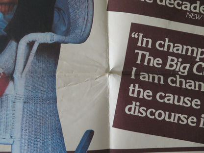 The Big Chill UK Quad Poster Folded Tom Berenger Glenn Close Jeff Goldblum 1983