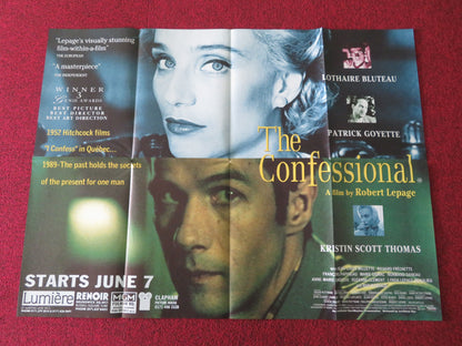 The Confessional UK Quad Poster Folded L. Bluteau Kristen Scott Thomas 1995