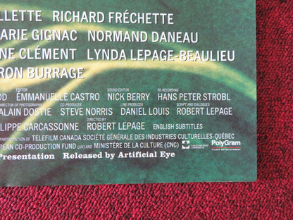 The Confessional UK Quad Poster Folded L. Bluteau Kristen Scott Thomas 1995
