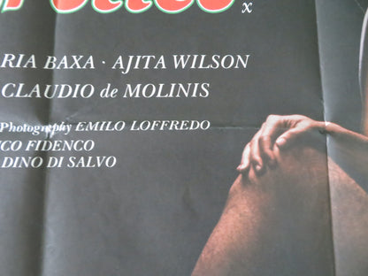 Candido Erotico UK Quad Poster Folded Lilli Carati Mircha Carven 1978
