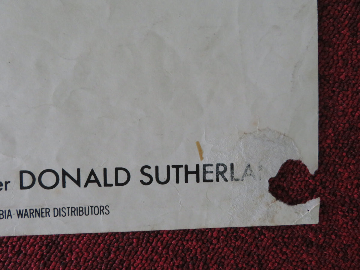 Steelyard Blues UK Quad Poster Folded Mel Stewart Donald Sutherland 1973