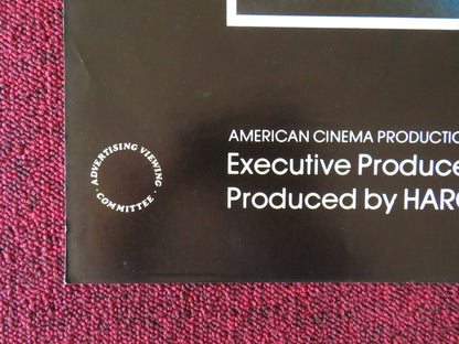 The Entity UK Quad Poster Folded Barbara Hershey Ron Silver David Labiosa 1982