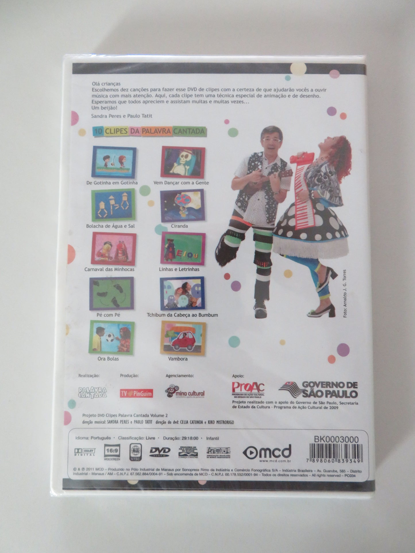 Vem Dancar Com A Gente: 10 Clipes Da Palavra Cantada (DVD) Peres 2011 Region All