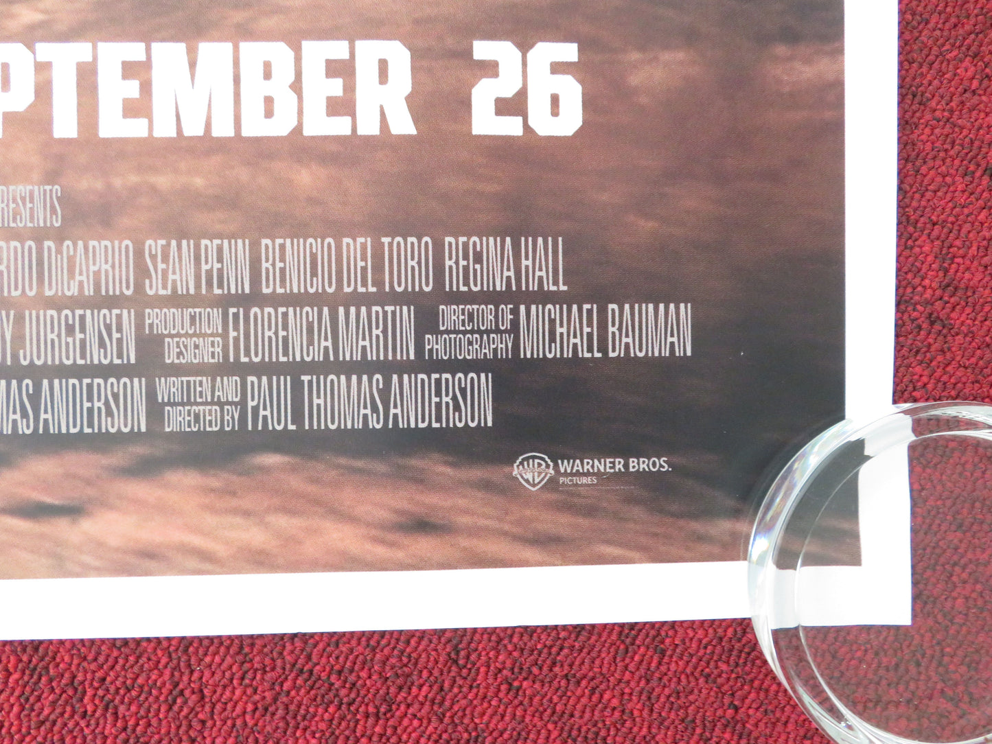 One Battle After Another UK Quad Rolled Poster Leonardo DiCaprio Sean Penn 2025