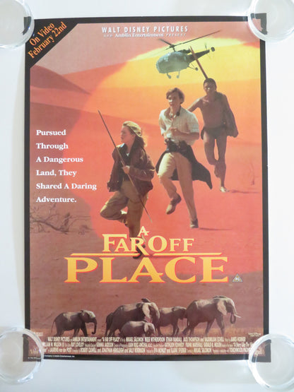 A Far Off Place VHS Video Poster Disney Reese Witherspoon Embry 1993