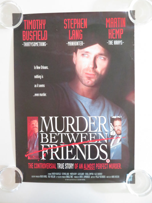Murder Between Friends VHS Video Poster Martin Kemp Busfield 1994