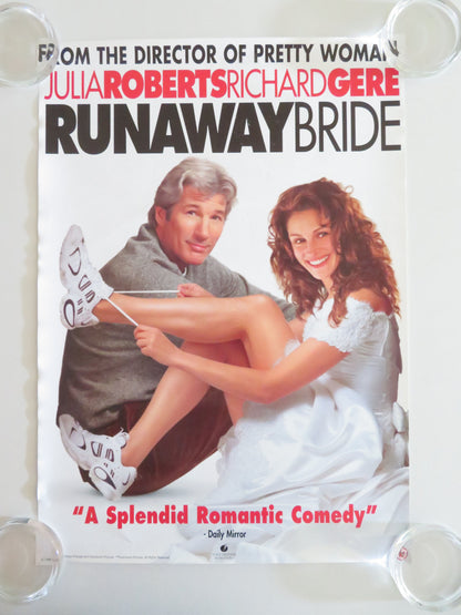 Runaway Bride VHS Video Poster Julia Roberts Richard Gere 1999