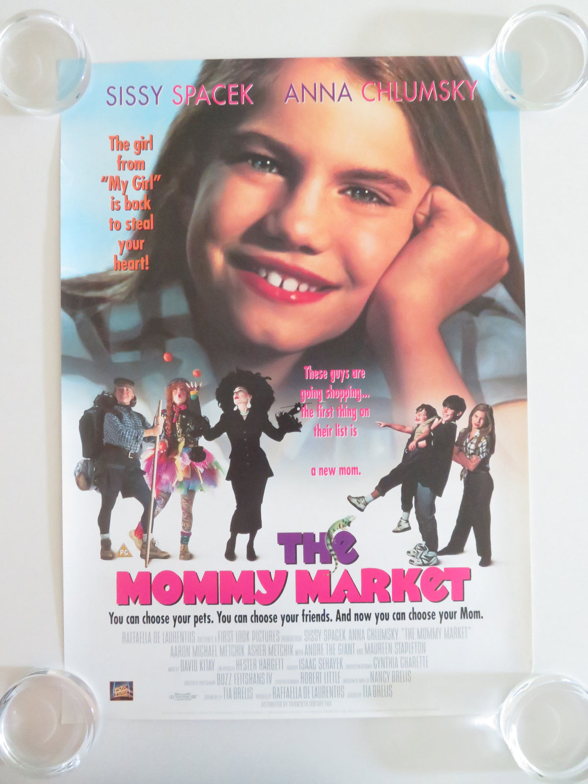 The Mommy Market VHS Video Poster Sissy Spacek Anna Chlumsky 1994