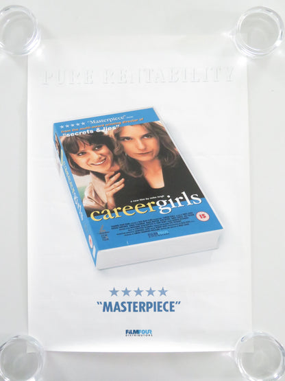 Career Girls VHS Video Poster Katrin Cartlidge Lynda Steadman 1997