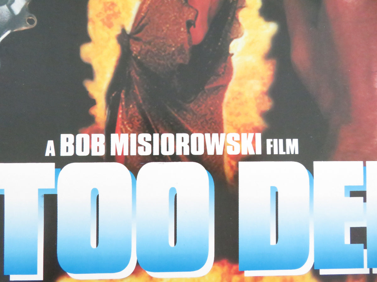 In Too Deep VHS Video Poster Michael Paré Barbara Carrera 1993