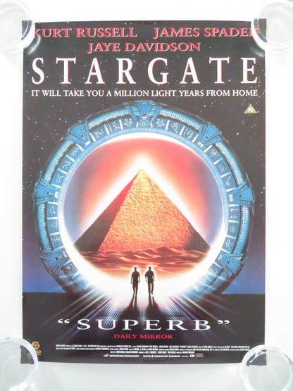Stargate VHS Video Poster Kurt Russell James Spader 1994