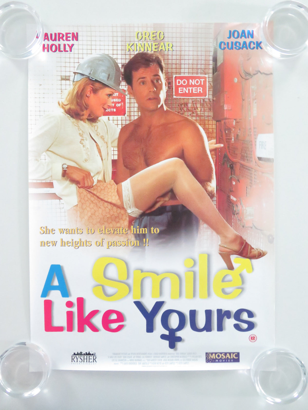 A Smile Like Yours VHS Video Poster Greg Kinnear Joan Cusack 1997