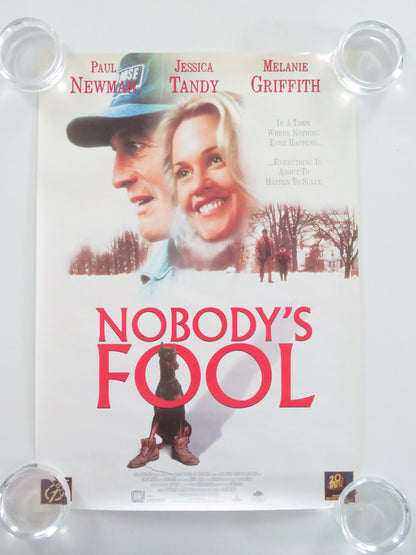 Nobody's Fool VHS Video Poster Paul Newman Bruce Willis 1994