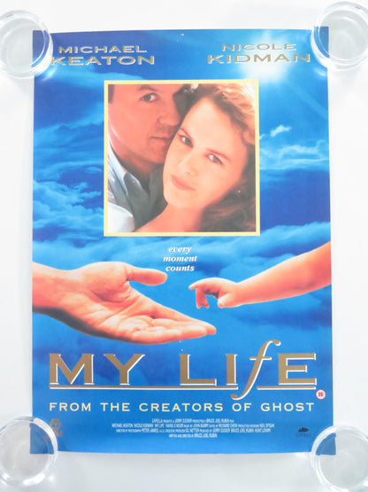 My Life VHS Video Poster Michael Keaton Nicole Kidman 1993