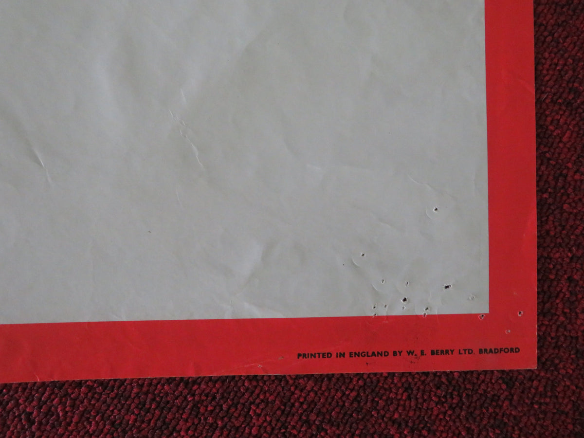 Broadway Danny Rose UK Quad Poster Folded Woody Allen Mia Farrow 1984