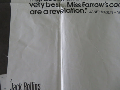 Broadway Danny Rose UK Quad Poster Folded Woody Allen Mia Farrow 1984