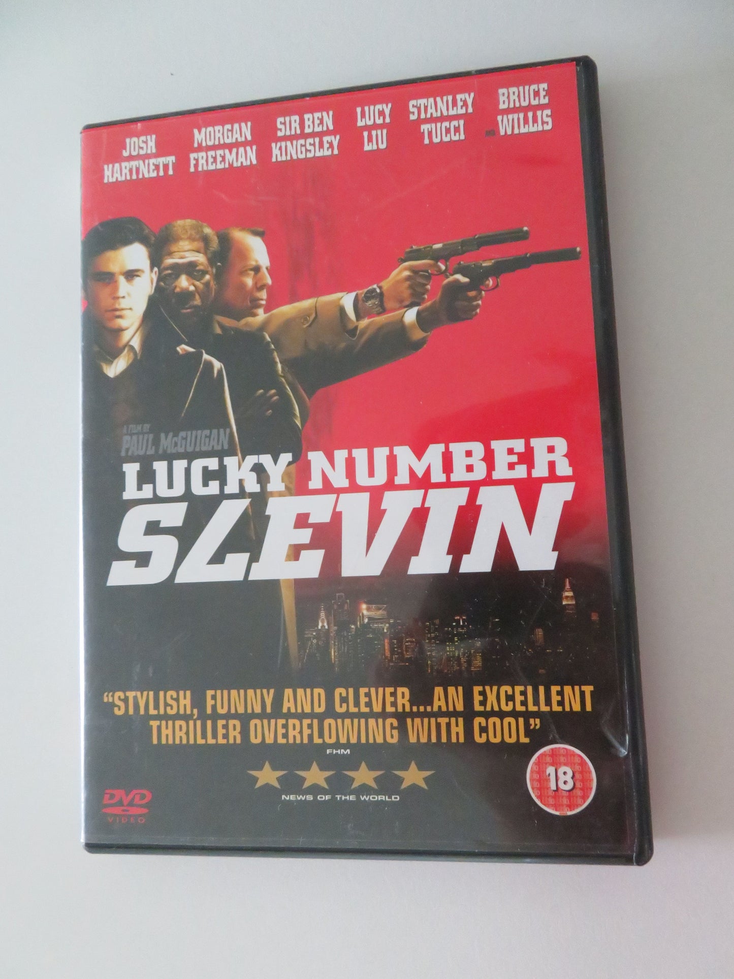 Lucky Number Slevin (DVD) Josh Hartnett Morgan Freeman Region 2