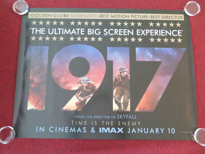 1917 - C UK Quad Rolled Poster George MacKay Colin Firth Daniel Mays 2019 Movie posters