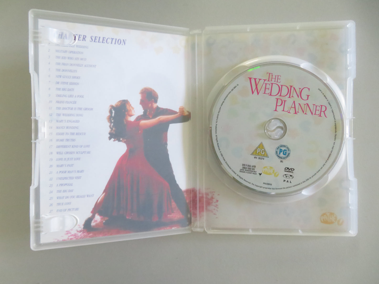 The Wedding Planner (DVD) Jennifer Lopez Matthew McConaughey 2001 Region 2