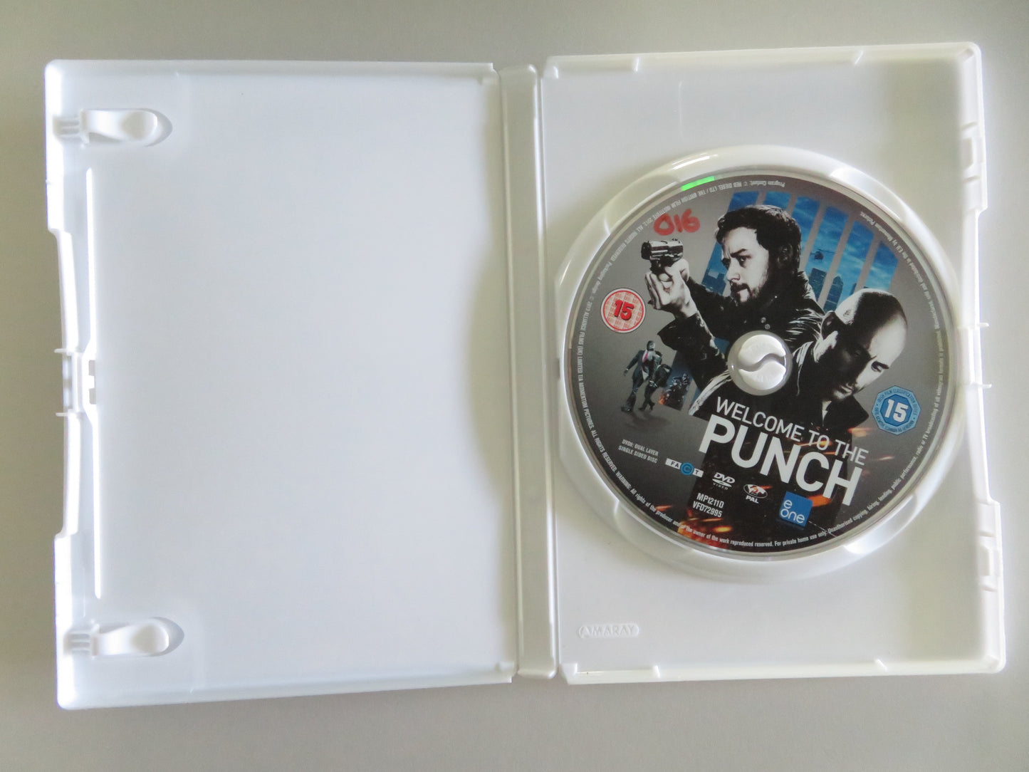 Welcome to the Punch (DVD) James McAvoy Mark Strong 2013 Region 2