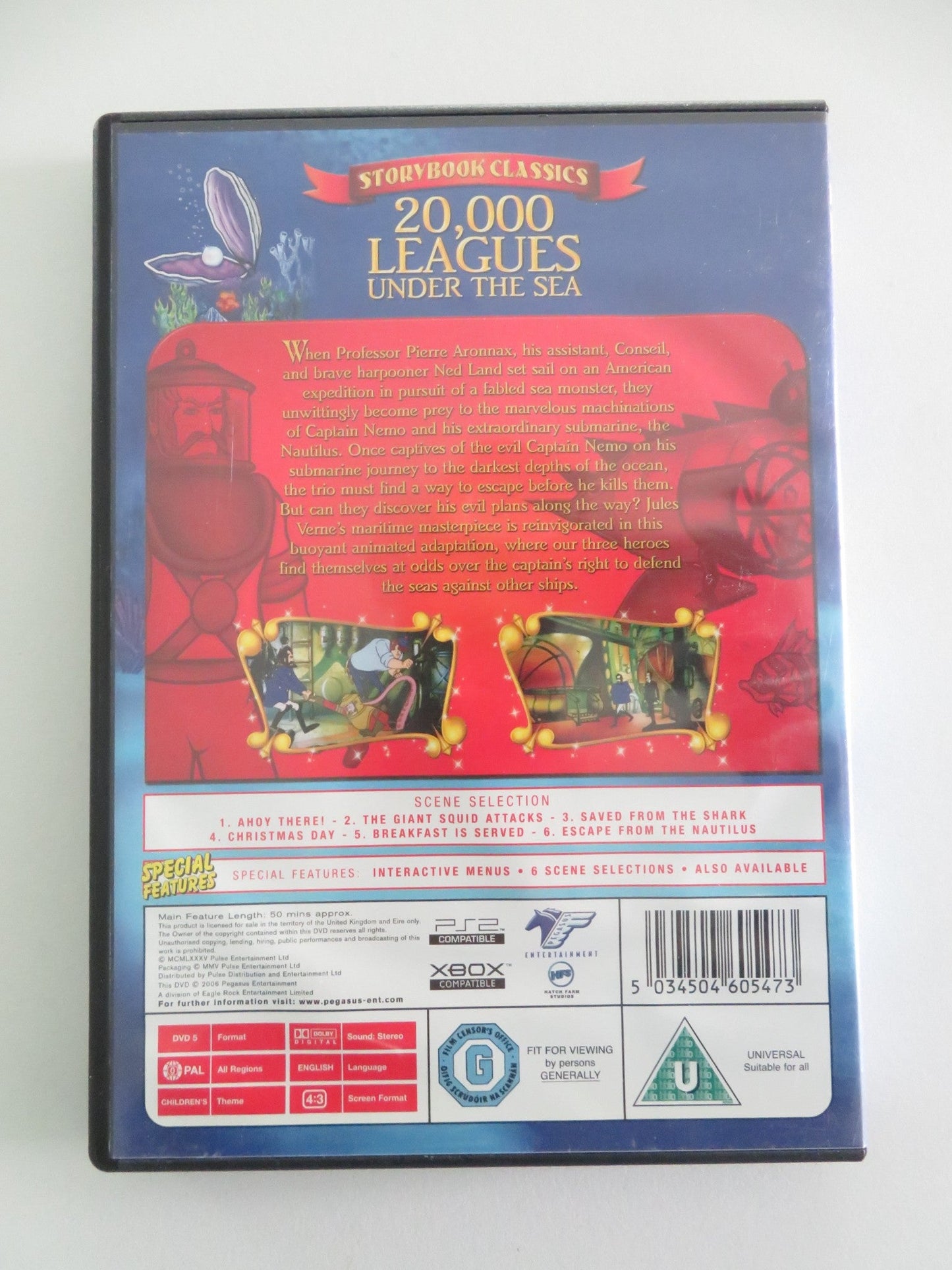 20,000 Leagues Under The Sea (DVD) Tom Burlinson Colin Borgonon 1985 Region 0 Movie posters
