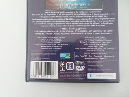 Les Misérables the Dream Cast in Concert (DVD) Michael Ball 1995 Region 2