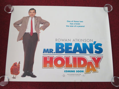 Mr. Bean's Holiday - B UK Quad Rolled Poster Rowan Atkinson Willem Dafoe 2007