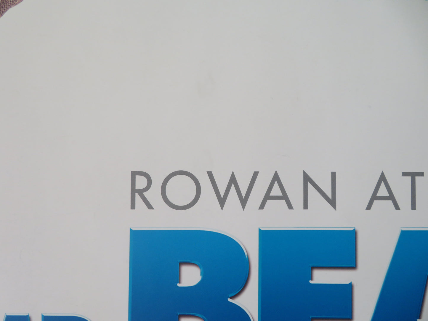 Mr. Bean's Holiday - B UK Quad Rolled Poster Rowan Atkinson Willem Dafoe 2007