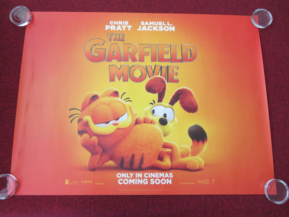 The Garfield Movie - B UK Quad Rolled Poster Chris Pratt Samuel L. Jackson 2024