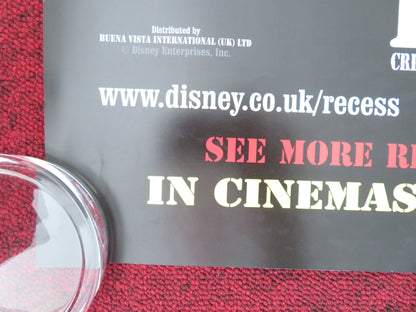 Recess: School's Out - B UK Quad Rolled Poster Disney Atomic Kitten 2001