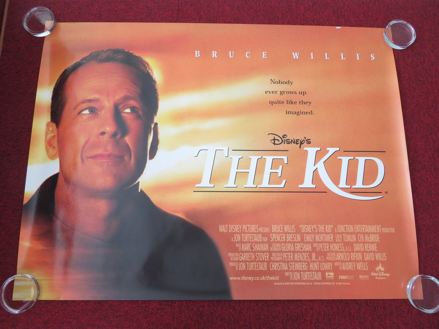 The Kid UK Quad Rolled Poster Disney Bruce Willis Emily Mortimer 2000