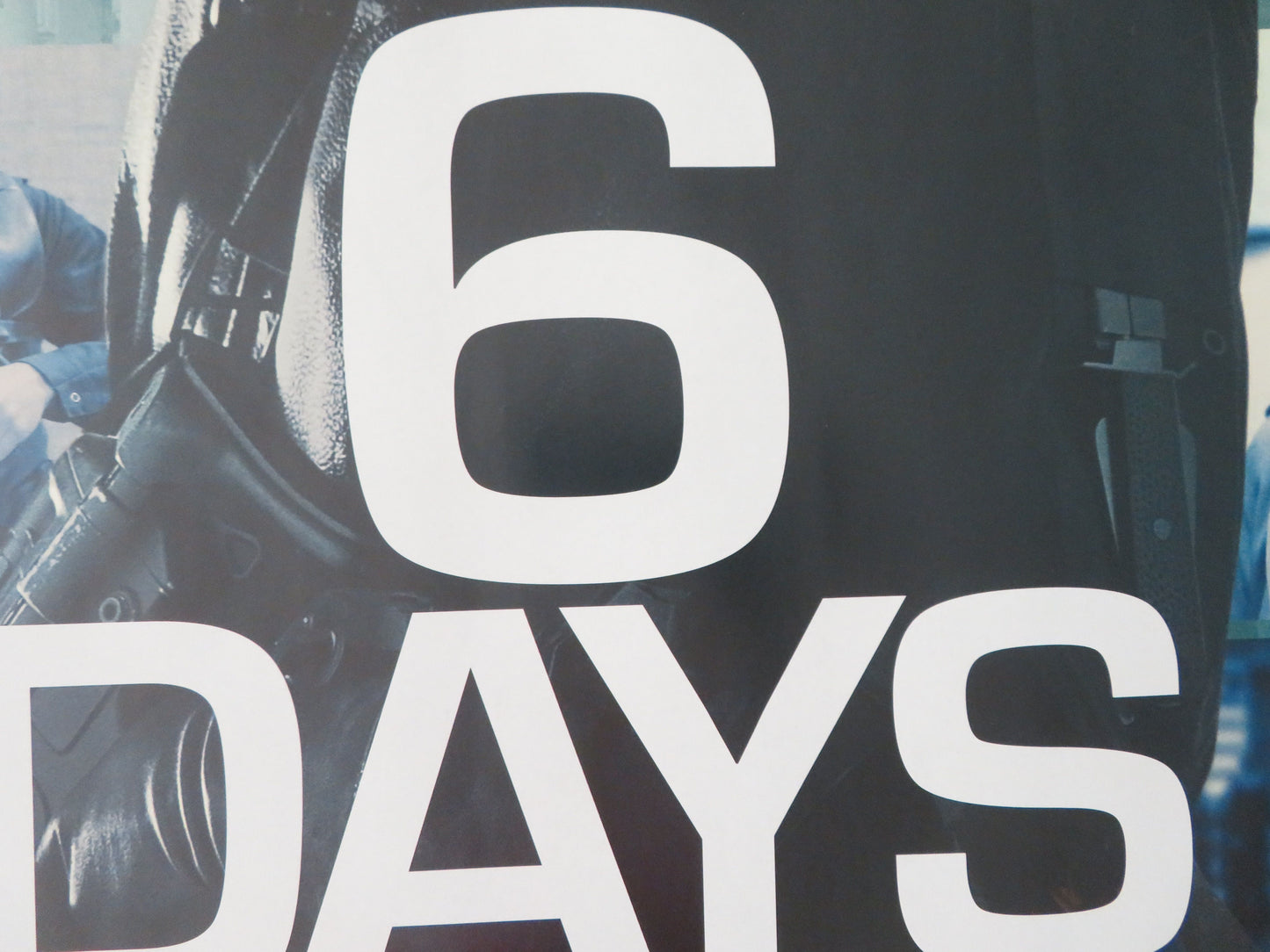 6 Days UK Quad Rolled Poster Jamie Bell Mark Strong Abbie Cornish 2017
