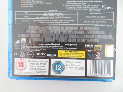 2012 (BLU-RAY) John Cusack Thandiwe Newton Chiwetel Ejiofor 2009 Region A,B,C