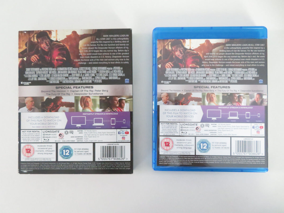 Deepwater Horizon (BLU-RAY) Mark Wahlberg Kurt Russell 2016 Region B
