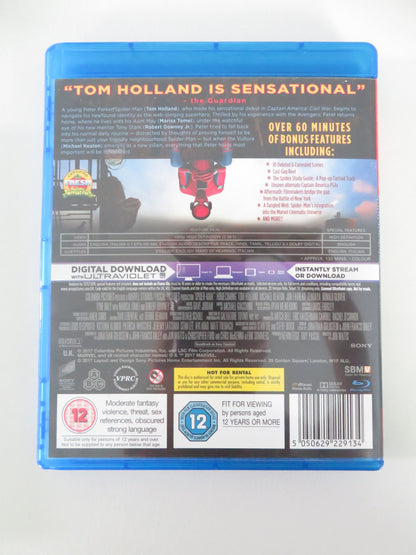 Spider-Man: Homecoming (BLU-RAY) Marvel Tom Holland M. Keaton 2017 Region A,B,C