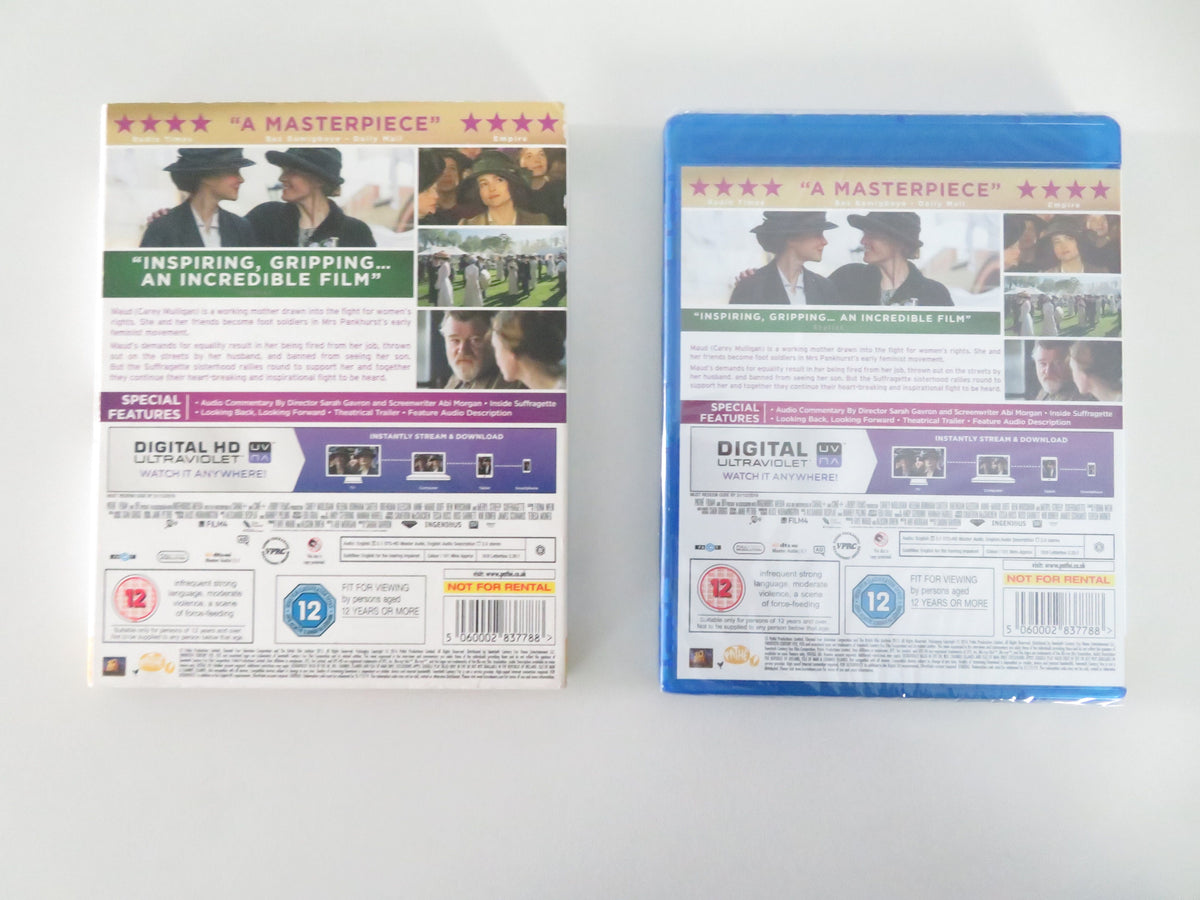 Suffragette (BLU-RAY) Carey Mulligan Helena Bonham Carter 2015 Region B