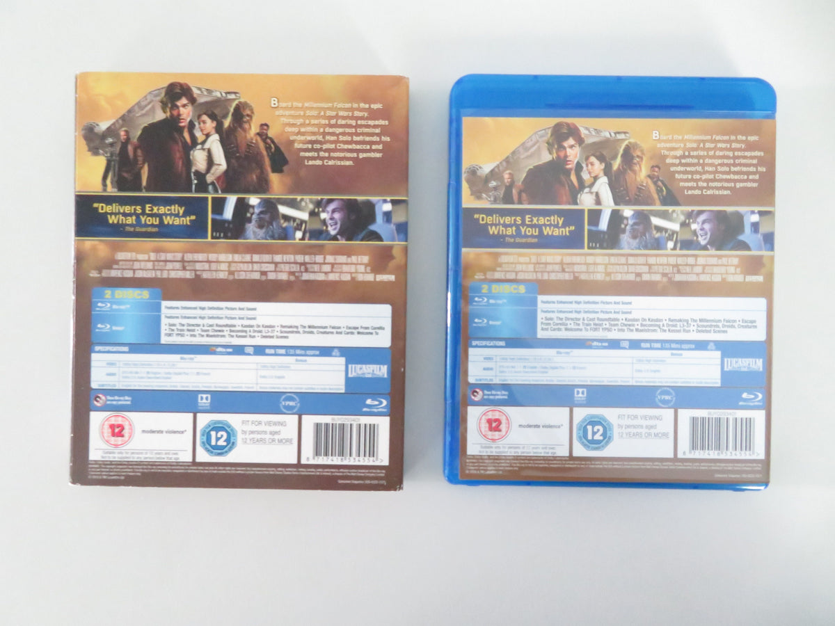 Solo: A Star Wars Story (BLU-RAY) Alden Ehrenreich W Harrelson 2018 Region A,B,C