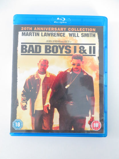 Bad Boys I and II - 20th Anniversary (BLU-RAY) Will Smith 1995 Region A,B,C