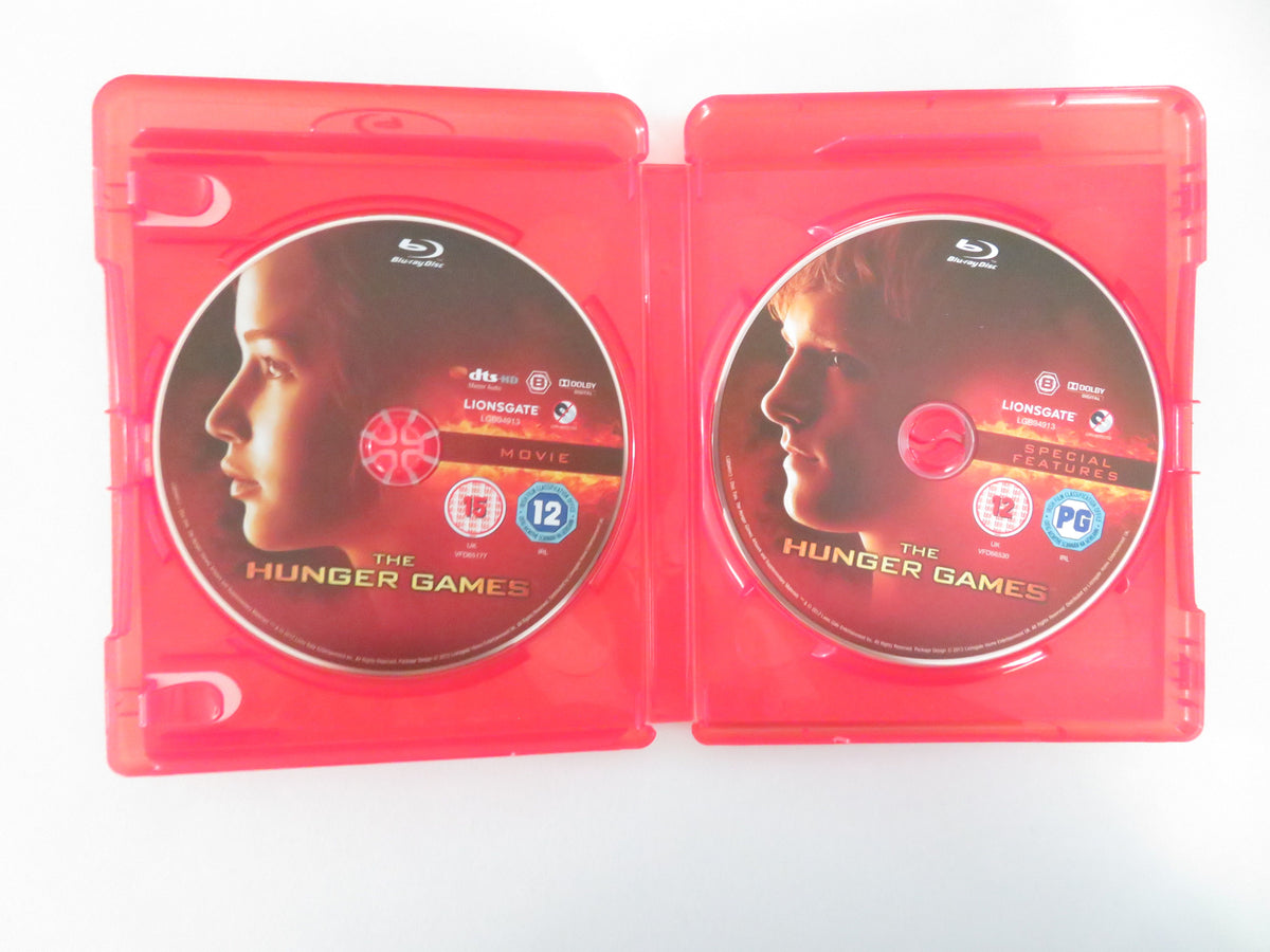 The Hunger Games -2 disc The Unseen Version (BLU-RAY) J. Lawrence 2012 Region B