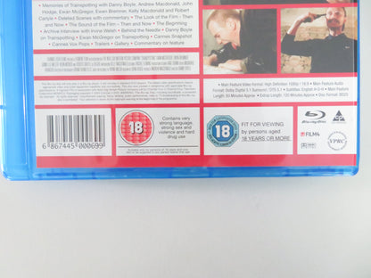 Trainspotting (BLU-RAY) Ewan McGregor Jonny Lee Miller 1996 Region B