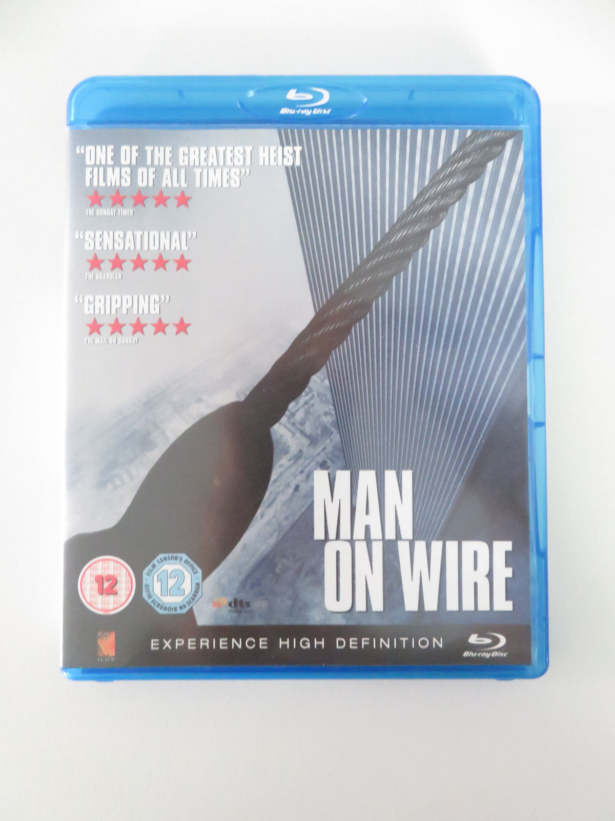 Man on Wire (BLU-RAY) Philippe Petit Jean François Heckel 2008 Region B
