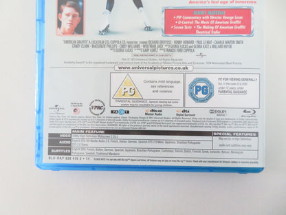 American Graffiti (BLU-RAY) Richard Dreyfuss Ron Howard 1973 Region Free
