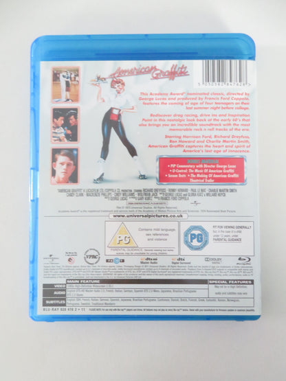 American Graffiti (BLU-RAY) Richard Dreyfuss Ron Howard 1973 Region Free