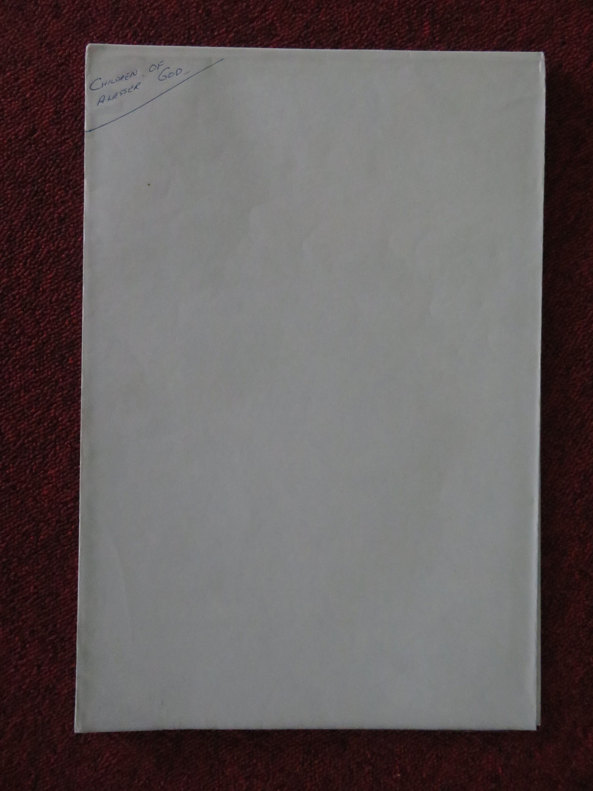 Children of a Lesser God UK Quad Poster Folded William Hurt Marlee Matlin 1986