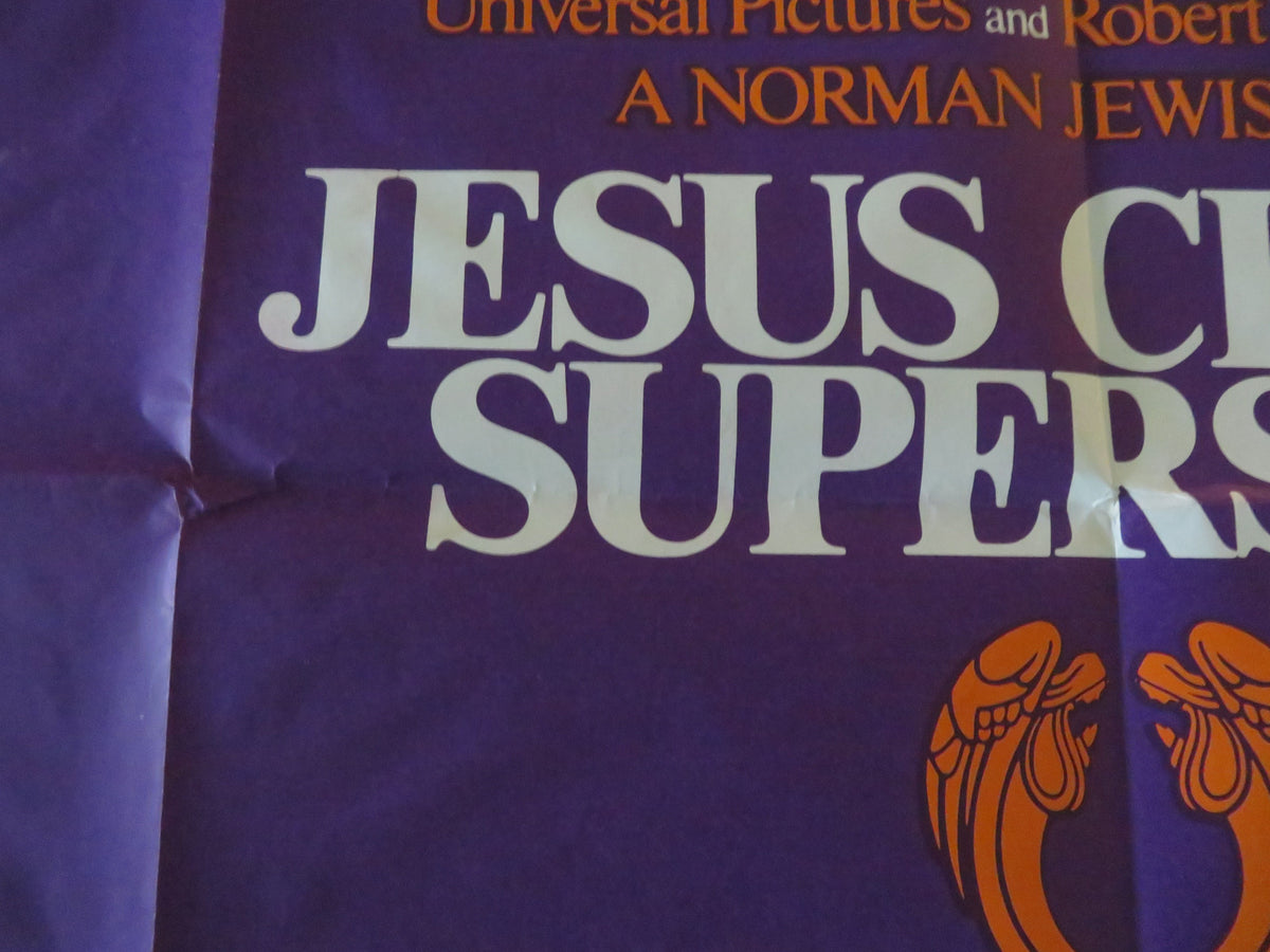 Jesus Christ Superstar - B UK Quad Poster Folded Ted Neeley Carl Anderson 1973