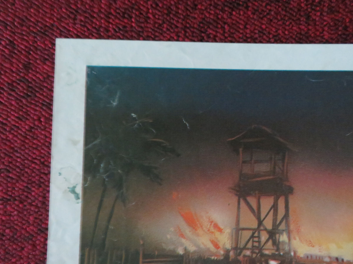 Missing in Action UK Quad Poster Folded Cannon Chuck Norris M. Emmet Walsh 1984