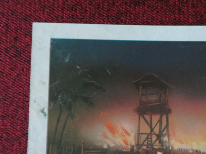 Missing in Action UK Quad Poster Folded Cannon Chuck Norris M. Emmet Walsh 1984