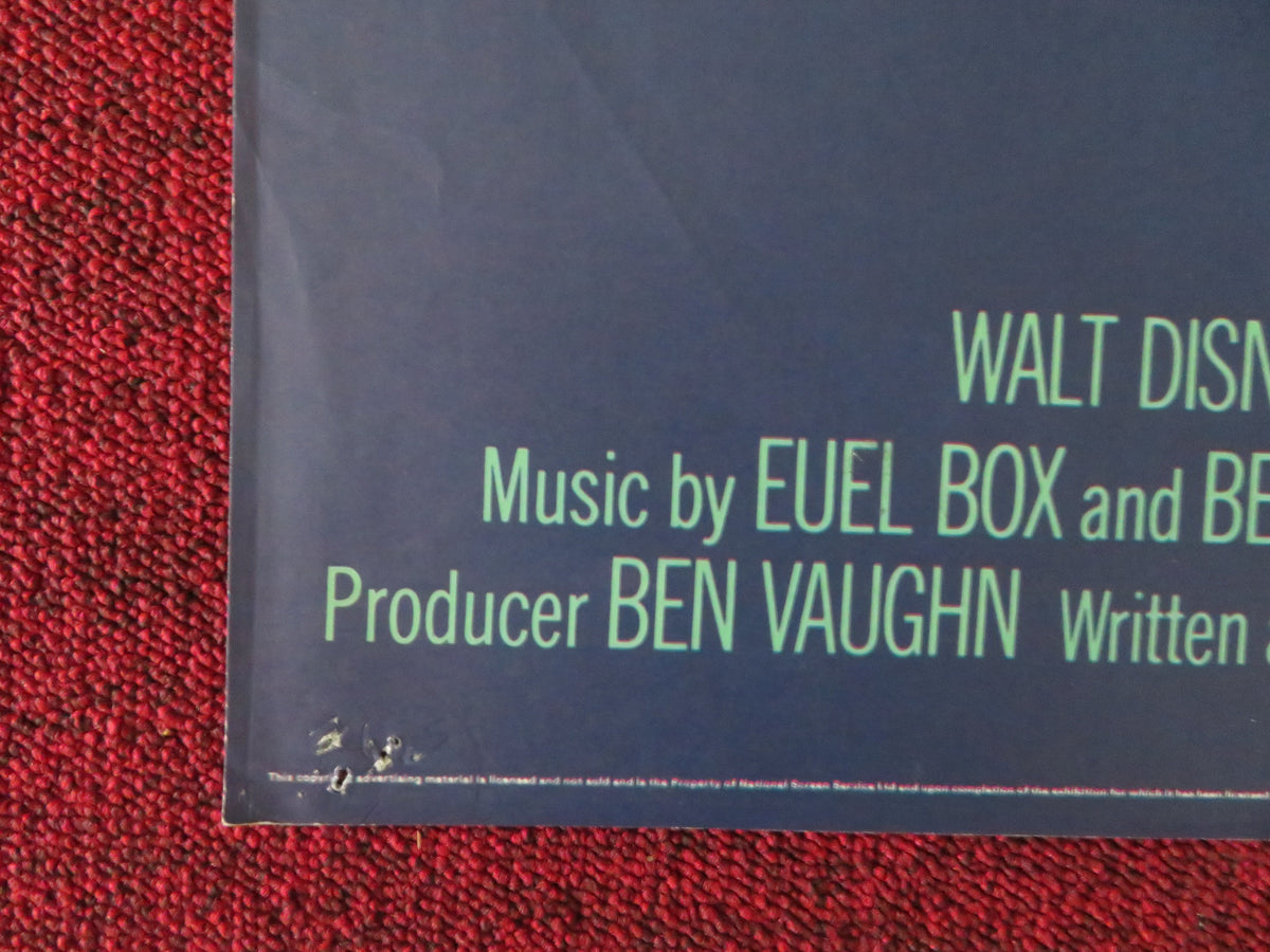 Benji the Hunted- B UK Quad Poster Folded Disney Red Steagall Frank Inn 1987